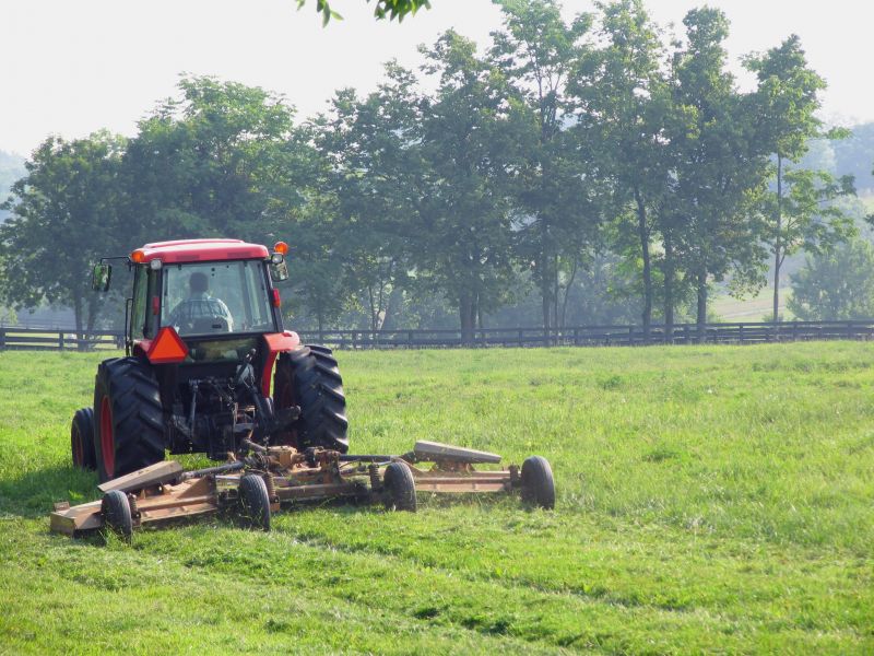 Tractor Mowing