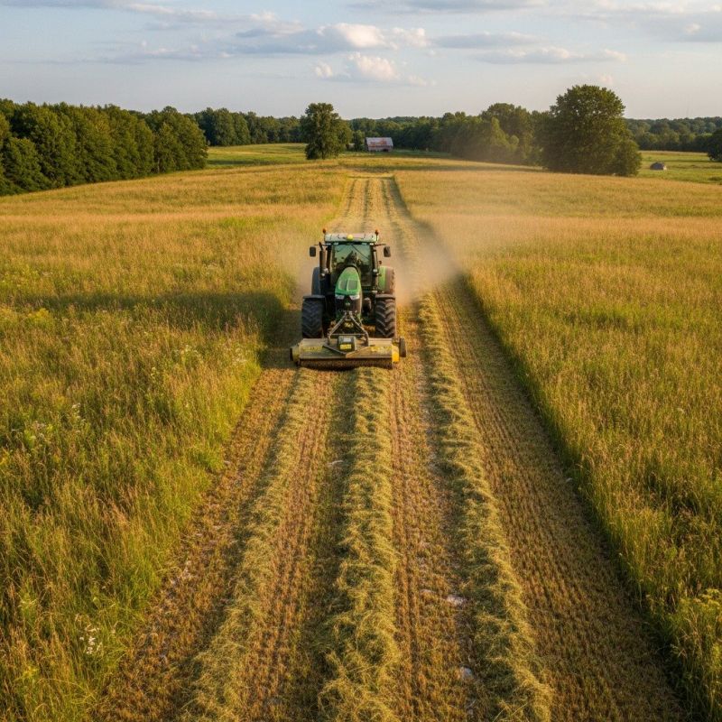 Tractor Mowing